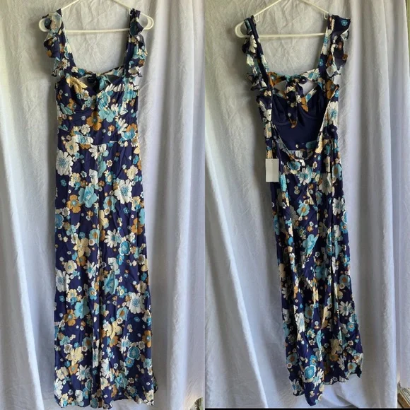 New with Defects For Love & Lemons Magnolia Jumpsuit - Picture 2 of 10